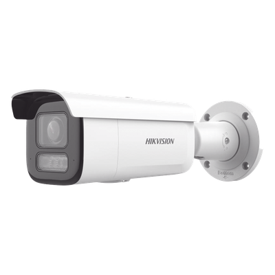 Cámara Bala IP / 6 Megapixel / Lente Motorizado 2.8-12 mm / Dual Light 60 m (196.9 ft) / WDR 120 dB / IP67 / IK10 / PoE+
