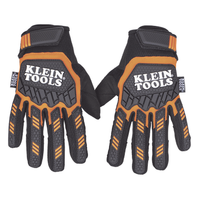 Guantes de Trabajo de Alta Resistencia / Talla Grande / Tejido Táctil en Dedos / Palma de Gamuza / Acolchado D3O / Spandex en Dorso / Lavables a Máquina