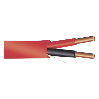 Cable para Incendio / 2x14 AWG / FPLR / Rojo / 305 m (1000 ft) / UL 1666 / CSA FT4