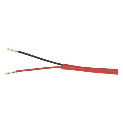 Cable para Incendio / 2x16 AWG / FPLR / UL 1666 Riser / Bobina 305 m (1000 ft) / Cobre 100% / Cubierta Roja