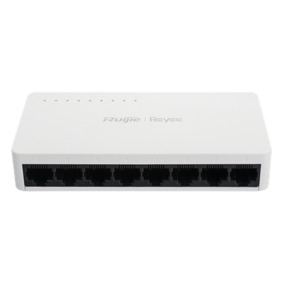 Switch No Administrable / 8 Puertos 10/100 Mbps / Plug & Play / Cloud Visible / Montaje Escritorio o Rack / 2.3 W