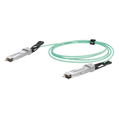 Cable AOC QSFP28 / 100 Gbps Full Duplex / 1 m (3.3 ft) / Plug-and-Play / 100GBASE-SR4 y 100GBASE-PSM4