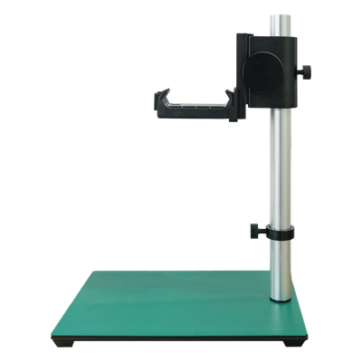 Soporte de Escritorio / Ajuste 20 a 180 mm (0.79 a 7.09 in) / Carga 0.4 kg (0.88 lb) / Pinza 58 a 100 mm (2.28 a 3.94 in) / Aleación de Aluminio / Compatible Series Pocket y Mini