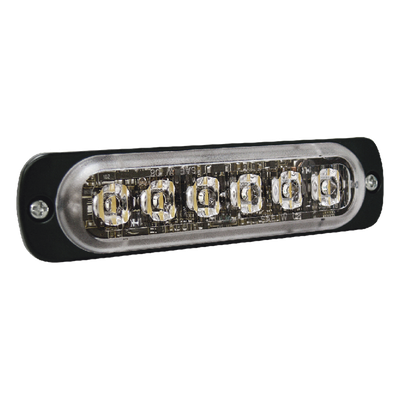 Luz Auxiliar LED / 6 LED Alta Potencia / Perfil Bajo 9 mm / SAE Clase 1 / ECE R65 / IPX7 / Sincronización 15 Unidades
