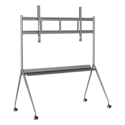 Soporte de Piso Móvil para Pantallas / 75" y 86" / Carga 100 kg / VESA 400x200 a 600x400 / Estructura Metálica 21.2 kg