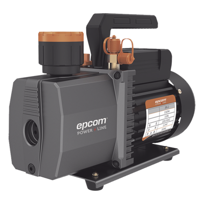 Bomba de Vacío de 2 Etapas / 1/2 HP / 110 Vca / 5.5 CFM / Vacío 0.3 Pa / Doble Conexión 1/4" y 1/2" / 330 ml Aceite