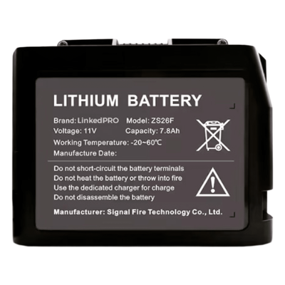Batería de Litio / 11V 7.8Ah / Recargable / Para Fusionadora de Fibra Óptica