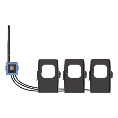 Medidor de Corriente LoRaWAN / Trifásico / Hasta 500 A / Muestreo 3.3 kHz / Diseño No Invasivo