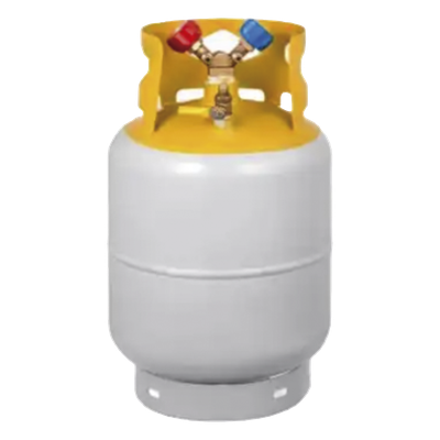 Cilindro Portátil para Refrigerante / 30 lbs (13.6 kg) / 11.9 Litros / Presión 3.0 MPa / Acero HP295 / Válvula de Seguridad Integrada / Operación -20 °C a 45 °C