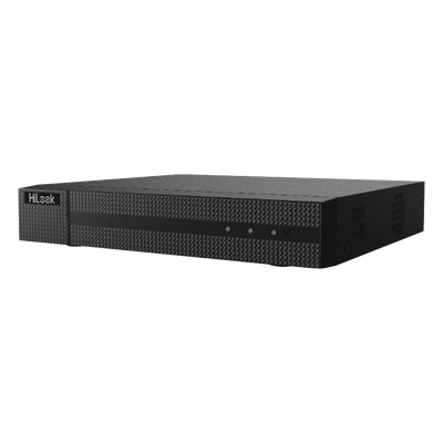 DVR Híbrido / 8 Canales Combinados / 4 TurboHD + 4 IP / 8 Megapíxel (4K) / H.265+ / Audio por Coaxitron / 1 Bahía HDD