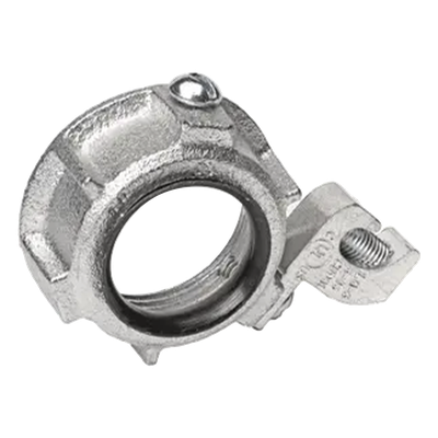 Monitor de Puesta a Tierra / Conduit Rígido 1" / Hierro Maleable / Casquillo Aislado / Orejeta Lay-In / Acabado Galvanizado