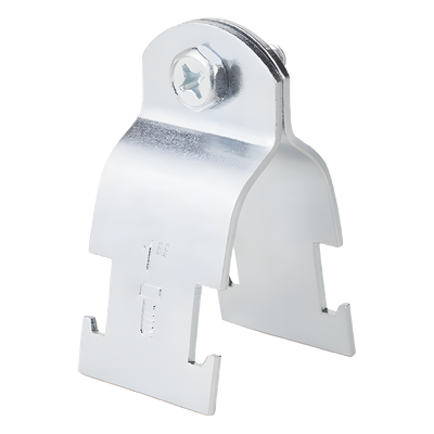 Abrazadera Unicanal / 1 1/4" (32 mm) / Calibre 14 / Acabado Galvanizado / Montaje Versátil