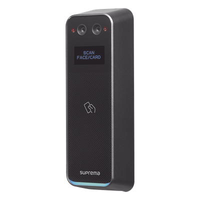 Lector Biométrico Facial / Autenticación IA con NPU / 100,000 Usuarios / IP67 / IK08 / EM, Mifare, NFC y Bluetooth / Procesamiento 0.2 s