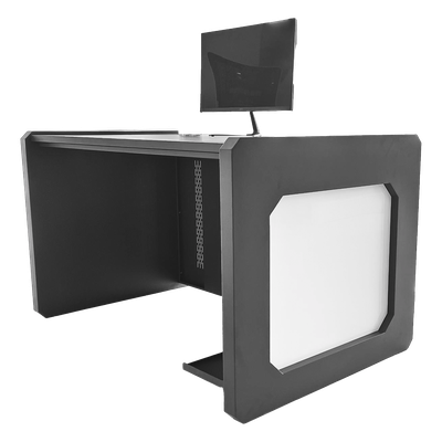 Escritorio de Monitoreo Profesional / 1300 x 750 x 800 mm / Metal de Alta Resistencia / Tapas Retirables / 100 kg / Gris Oxford
