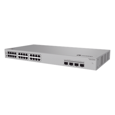 Switch Administrable Capa 2 / 24 Puertos PoE+ Gigabit / 2 SFP 2.5 Gbps + 2 SFP+ 10 Gbps / PoE Perpetuo / 195 W / 98 Gbps / 2.95 x 18.04 x 11.81 in