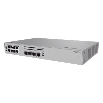 Switch Administrable Capa 2 / 8 Puertos PoE+ Gigabit / 2 SFP 1G + 2 SFP+ 10G / PoE Perpetuo / 128 W / 66 Gbps / 49 Mpps / Sin Ventilador / 3.43 kg / 1.52 ft x 1.05 ft x 0.69 ft