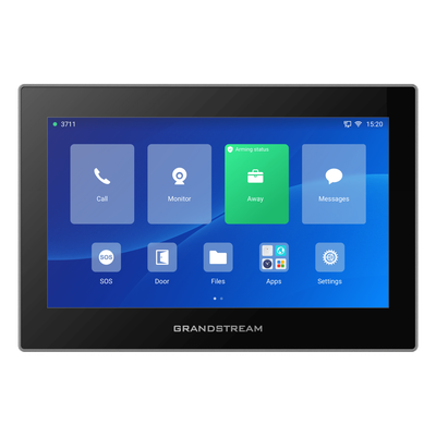 Estación de Intercomunicación SIP / Pantalla Táctil 7" HD / Wi-Fi 6 Dual-Band / Bluetooth 5.0 / 8 Canales de Alarma / Android 13