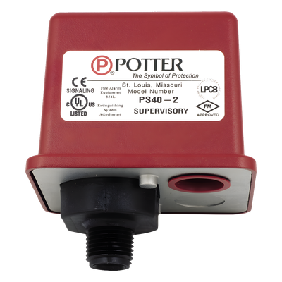 Supervisor de Baja Presión / 4-15 PSI (0.27-1.03 Bar) / 1 o 2 Interruptores / Caja No Conductora / Conexión No Corrosiva