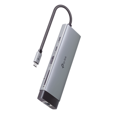 HUB USB-C 9 en 1 / HDMI 4K@60Hz / Ethernet Gigabit / 100W PD / 140.2x43x14.3 mm (0.46x0.14x0.047 ft)