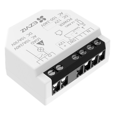 Relé Inteligente Wi-Fi / 16A 250VAC / Wi-Fi 6 y BLE / Alcance 200 m (656.2 ft) / Control por Voz / Compatible Matter