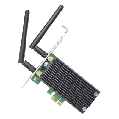 Adaptador PCI Express Wi-Fi / Doble Banda AC1200 / 2.4 y 5 GHz / 2x2 MU-MIMO / Antenas Desmontables 2 dBi / Perfil Bajo y Completo