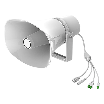 Altavoz SIP IP / 2 Líneas SIP / Potencia 30 W / IP66 Exterior / PoE 802.3af / Montaje en Pared