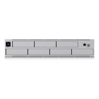 Servidor NAS Rack 2U / 7 Bahías 2.5/3.5" SATA / 10GbE SFP+ / 1GbE RJ45 / RAID 5/6/10 / Pantalla Táctil 1.3"