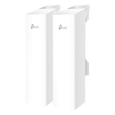 Kit de Enlace Inalámbrico / Punto a Punto 1000 m (3280.8 ft) / 5 GHz / 3 Puertos Gigabit / PoE 802.3af y Pasivo 24 V / IP65 / Antena 7 dBi MIMO 2x2