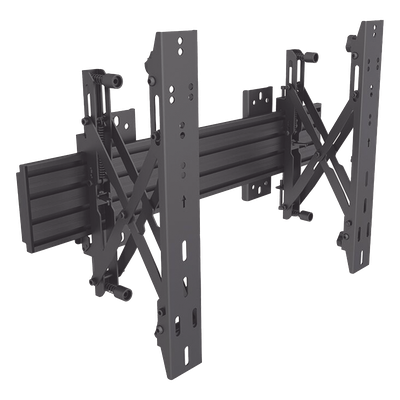 Soporte de Pared para Videowall / Push-in Pop-out / VESA 100x100 a 600x400 mm / Pantallas 37 a 75 pulgadas / Carga 30 kg (66 lbs)
