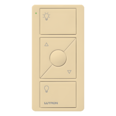 Control Inalámbrico de Iluminación / 3 Botones / Atenuación Subir-Bajar / Montaje en Pared o Mesa / Batería CR2032