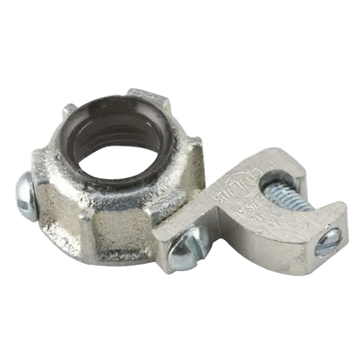 Conector para Conduit Rígido IMC / 3/4 in / Con Orejeta de Conexión a Tierra / Hierro Maleable / UL 514B / CSA / NOM