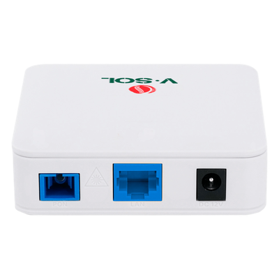 ONU Bridge Dual / GPON-EPON / 1 Puerto SC/UPC / 1 Puerto LAN 2.5G / 82x82x25 mm / 0.27x0.27x0.08 ft