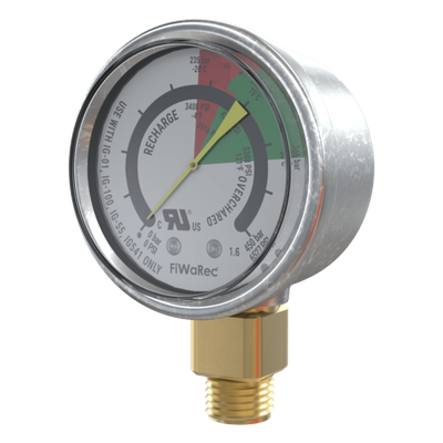 Manómetro de Contacto / 2901 PSI (200 bar) / Contacto N.O. Baja Presión / IP65 / -20°C a +55°C / 50 mm