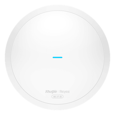 Punto de acceso Wi-Fi 6 / 1.77 Gbps / Doble banda 2.4+5 GHz / MU-MIMO 2x2 / 60 m (197 ft) cobertura / Montaje en techo