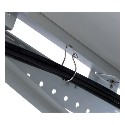 Gancho para cable solar / Nylon 6.6 resistente a intemperie / Capacidad 1.81 pulgadas (46mm) / 50 lbs tracción / Paquete 100 pz
