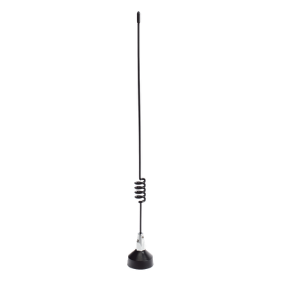Antena Móvil / Rango 806-896 MHz / Ganancia 3.0 dBi / VSWR <1.5:1 / Polarización Vertical / Conector NMO