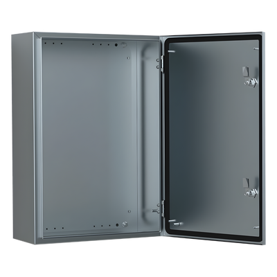 Gabinete de Acero Inoxidable / IP66 / 300x200x150 mm (11.8 x 7.9 x 5.9 in) / 2 Cerraduras / Placa de Montaje 2 mm