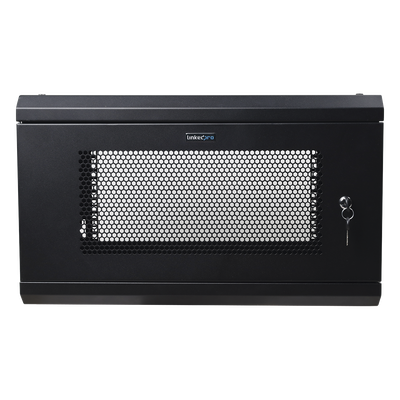 Gabinete de Pared / 6U / 19'' / 455 mm Profundidad / 80 kg Carga / Acero Reforzado / 1.49 ft Alto