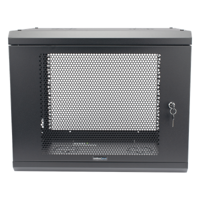 Gabinete de Pared 9U / 19'' / 455 mm (17.9'') Profundidad / Acero Reforzado / Carga 80 kg