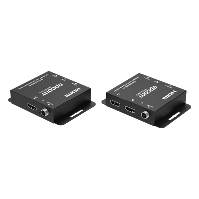 Extensor HDMI / 4K30 sin Compresión / 100 m (328.1 ft) / Cat6/6a / PoC Bidireccional / Audio 5.1CH / HDCP 1.4