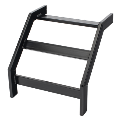 Curva Vertical Exterior 90° / Escalera Tubular 1.5" de Peralte x 12" de Ancho / Acero al Carbono con Recubrimiento Epóxico / Radio de Curvatura 12' (3.66 m) / Incluye Coples y Tornillería