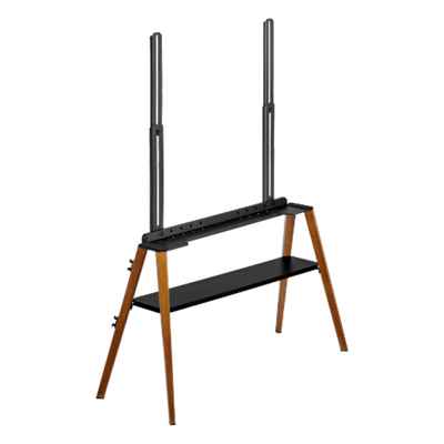 Soporte de TV Tipo Caballete / Pantallas hasta 75 Pulgadas / VESA 200x200 a 600x400 / Carga 40 kg / Altura Ajustable 905-2590 mm / Cable Anti-Caída