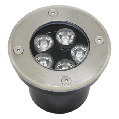 Luminario LED Empotrable de Piso / 12W / 1440 lm / 6500K / IP66 / Multivoltaje 110-240V / Ángulo 36°