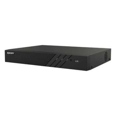 DVR Pentahíbrido / 16 Canales TURBOHD + 8 Canales IP / 5 Megapixel Lite / Audio Bidireccional por Coaxitron / ACUSENSE / 1 Bahía HDD 10 TB / Salida HDMI+VGA Full HD
