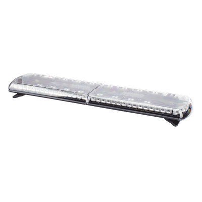 Barra de Luces LED / 130 LEDs / Dual Color Frontal Rojo/Azul/Blanco / Trasero Rojo/Azul/Ámbar / 48" (121.9 cm) / 48 Patrones de Destello / -30 a 50 °C