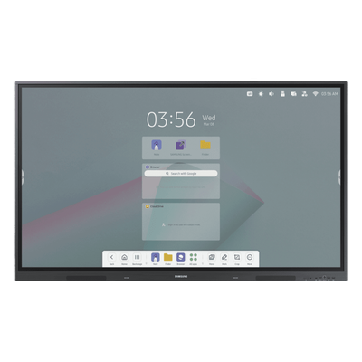 Pantalla Interactiva / 86" / 4K UHD 3840x2160 / Táctil IR 40 Puntos / 400 nits / Android 13 / Wi-Fi y Bluetooth / VESA 800x600