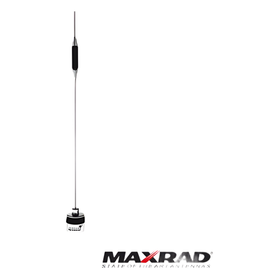 Antena Móvil UHF / Rango 406-430 MHz / Ganancia 5 dB / Potencia 200 W / Ajustable en Campo / Acero Inoxidable 81 cm (32 ft)