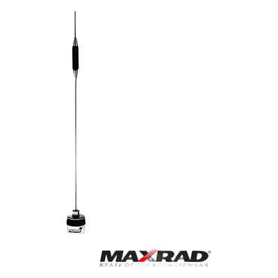 Antena Móvil UHF / 450-470 MHz / Ganancia Ajustable 3-5 dB / 200 Watts / 83 cm (32.7 ft) / Sin Plano de Tierra / Montaje NMO 3/4