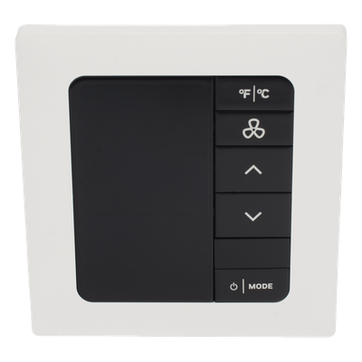 Termostato de Gestión Energética / 100-277 VAC / FCU 2 y 4 Tubos / BACnet MS/TP y Wi-Fi / Sensor PIR 10 m (32.8 ft) / 5H/3C Etapas