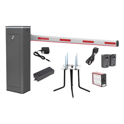 Kit Barrera Vehicular Derecha / Brazo LED 3 m (9.84 ft) / Apertura 1.5 s / Semi-Intensivo 150 Ciclos/Hora / 110V / Accesorios Incluidos